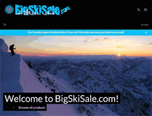 Tablet Screenshot of bigskisale.com